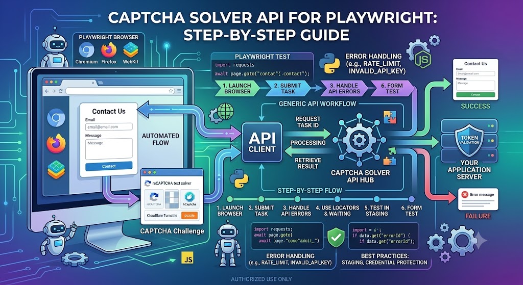 CAPTCHA Solver API for Playwright: Step-by-Step Guide