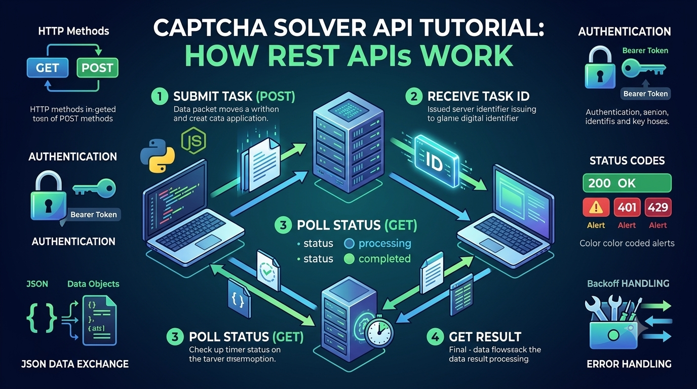 CAPTCHA Solver API Tutorial: How REST APIs Work